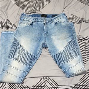 PacSun stacked skinny jeans